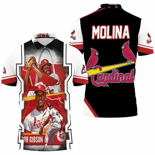 Bob Gibson St Louis Cardinals Legend 45 For Fan 3D All Over Print Polo Shirt