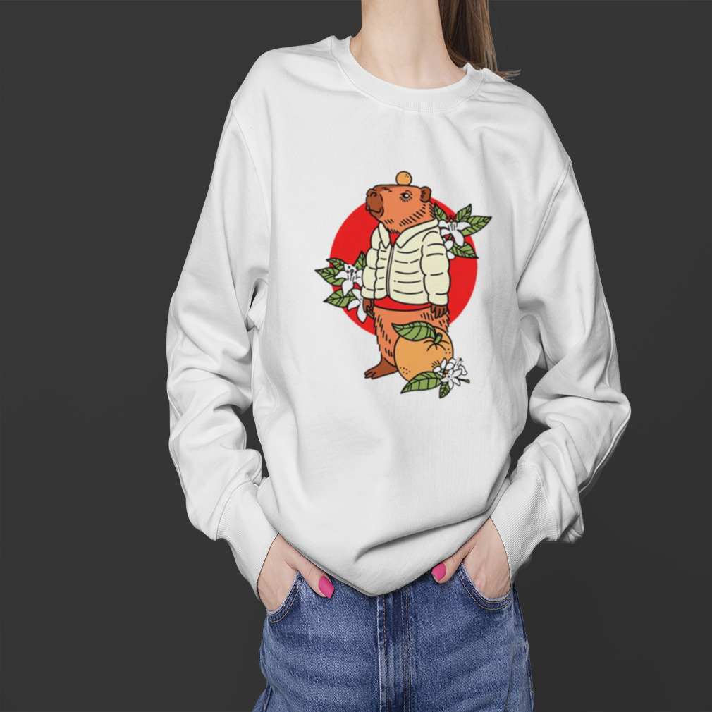 Capybara Oranges shirt 4 Sweater