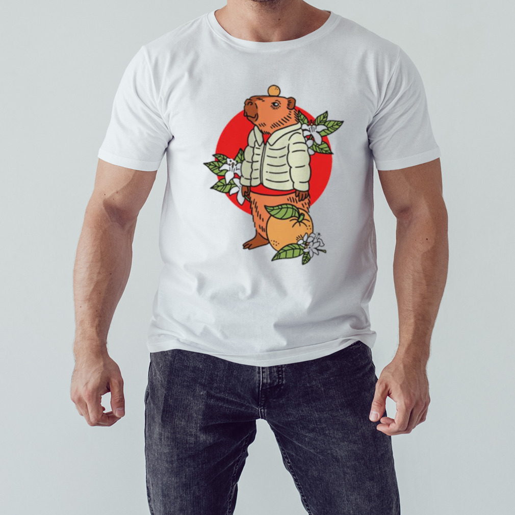 Capybara Oranges shirt 1 Unisex shirt