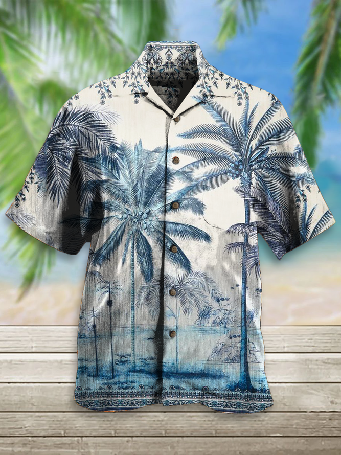 Milwaukee Brewers Summer Hawaii Shirt Casual Hawaiian Shirt Blue Yellow  Unisex