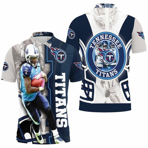 Chris Johnson #28 Tennessee Titans Afc South Division Champions Super Bowl For Fans 3D All Over Print Polo Shirt