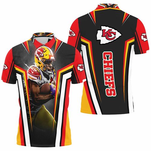 Clyde Edwards-helaire 25 Kansas City Chiefs Lsu Tigers For Fans 3D All Over Print Polo Shirt