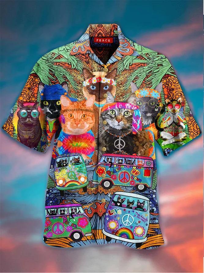 Collar Animal Hawaiian Shirt 1 Collar Animal Hawaiian Shirt