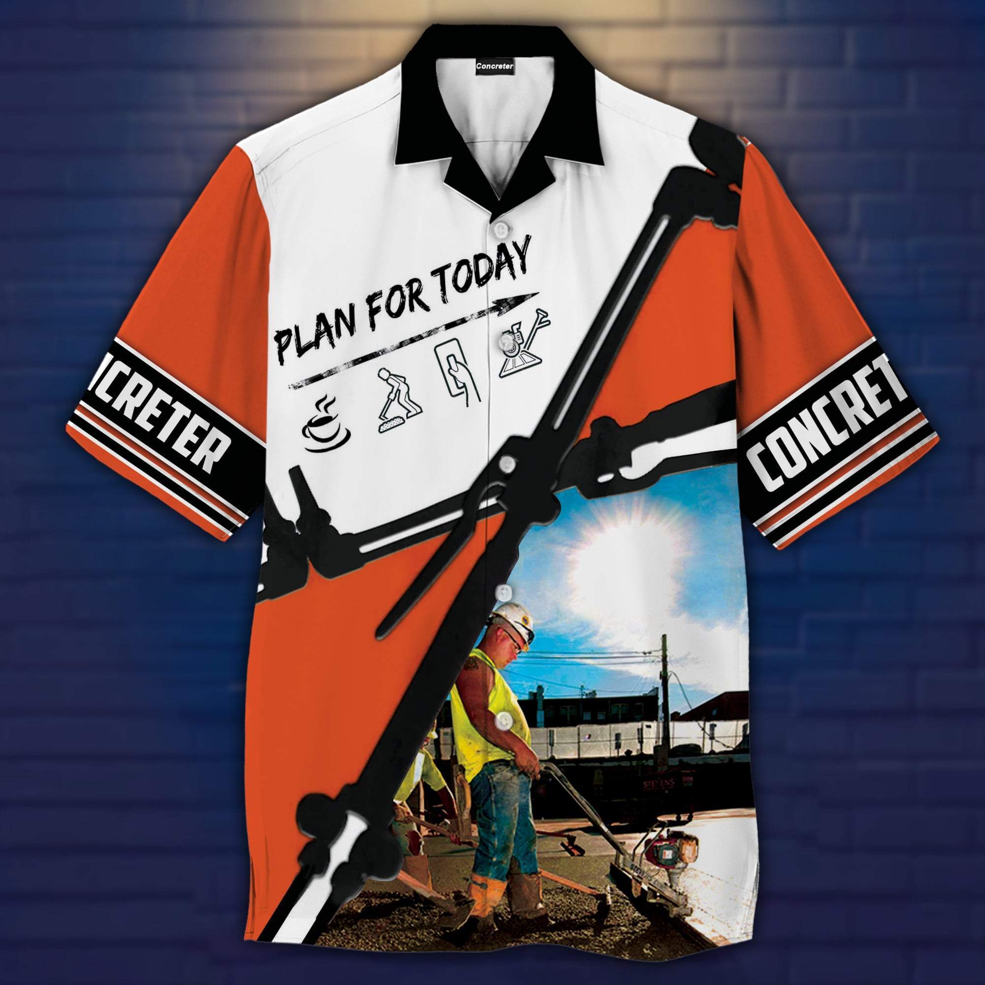 Concreter Plan For Today Hawaiian Shirt 1 Concreter Plan For Today Hawaiian Shirt