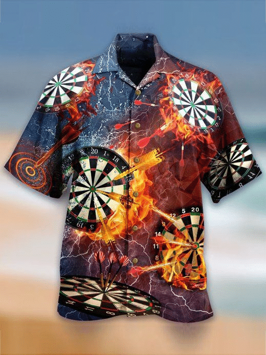 Darts Colorful Unique Design Hawaiian Shirt 1 Darts Colorful Unique Design Hawaiian Shirt