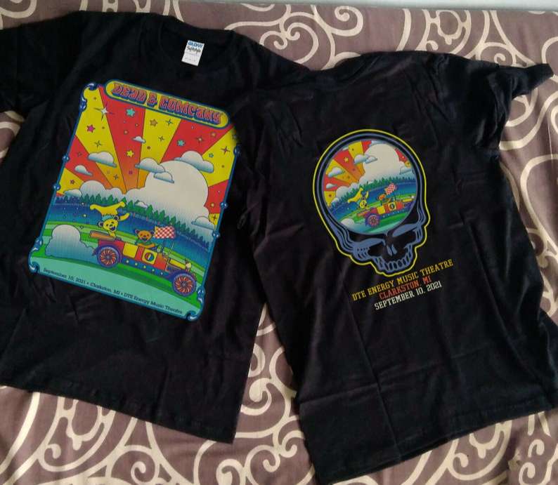 Dead And Company Clarkston Tour 2021 Rock Band T-Shirt