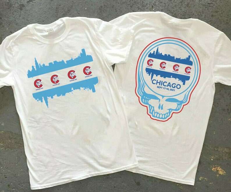 Dead And Company John Mayer Bob Weir Chicago Wrigley Field Tour 2021 Rock Band T-Shirt