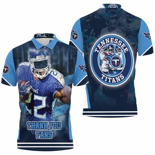 Derrick Henry #22 Tennessee Titans Super Bowl Afc South Division 3D All Over Print Polo Shirt