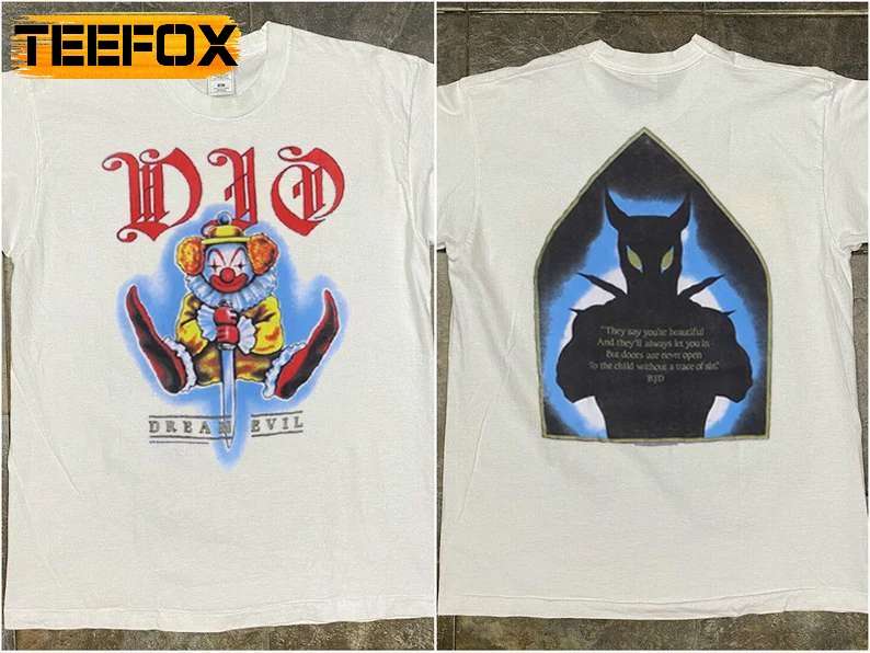 Dio Dream Evil White 1987 T-Shirt