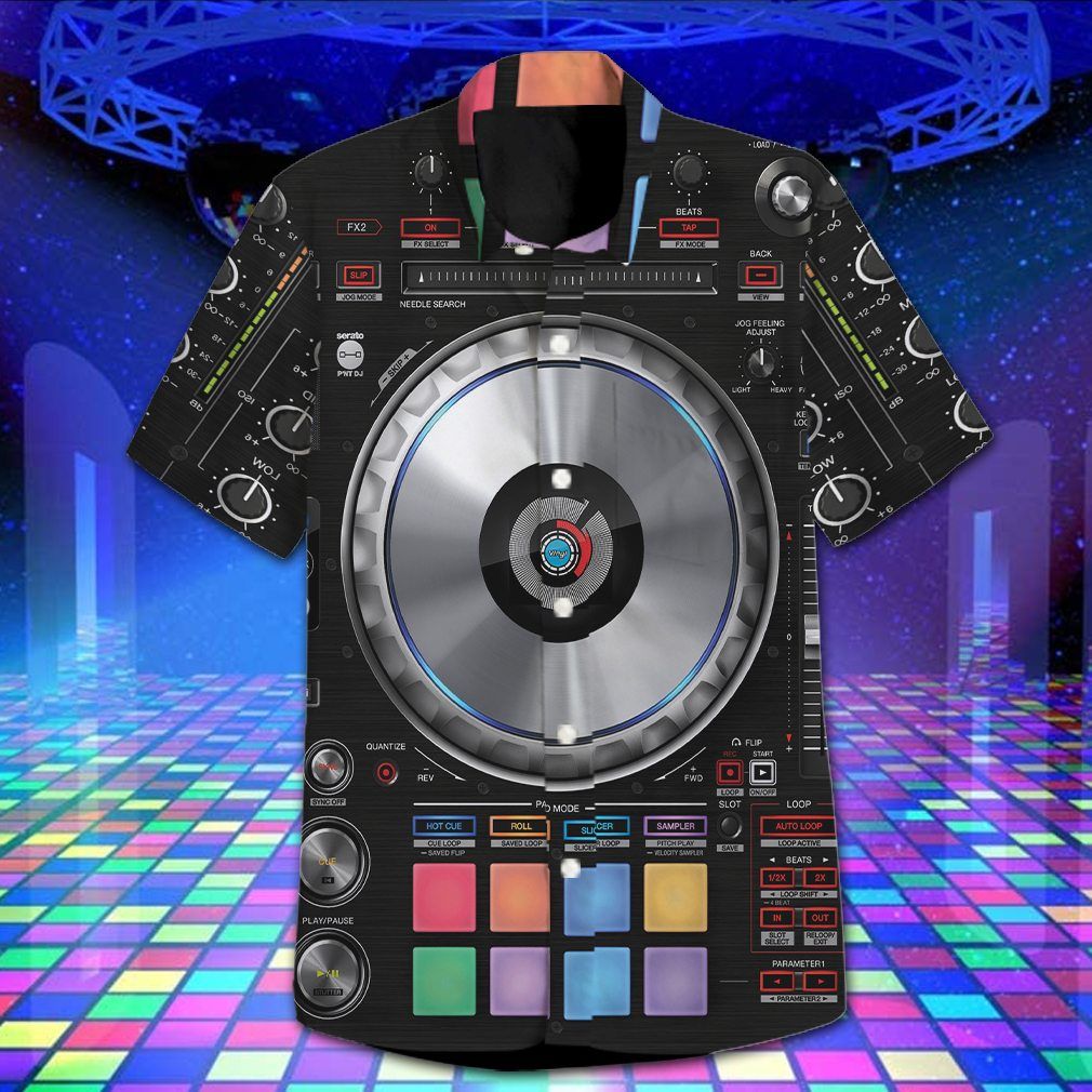 Dj Controller Black High Quality Hawaiian Shirt 1 Dj Controller Black High Quality Hawaiian Shirt