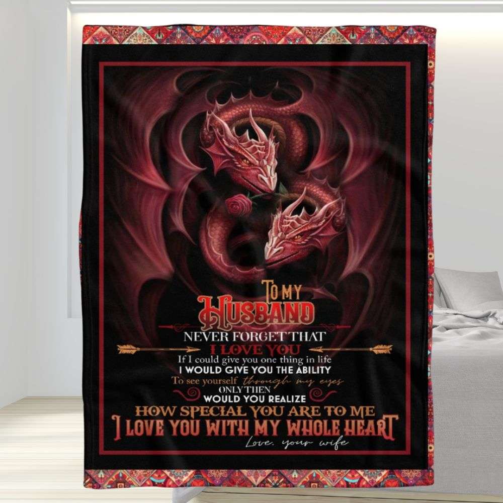 Dragon Couple How Special You Are To Me To My Husband Blanket Personalized Gift For Husband Dragon Couple How Special You Are To Me To My Husband Blanket Personalized Gift For Husband