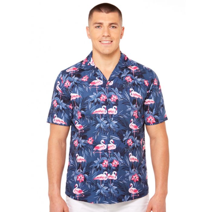 Flamingo Blue High Quality Hawaiian Shirt 1 Flamingo Blue High Quality Hawaiian Shirt