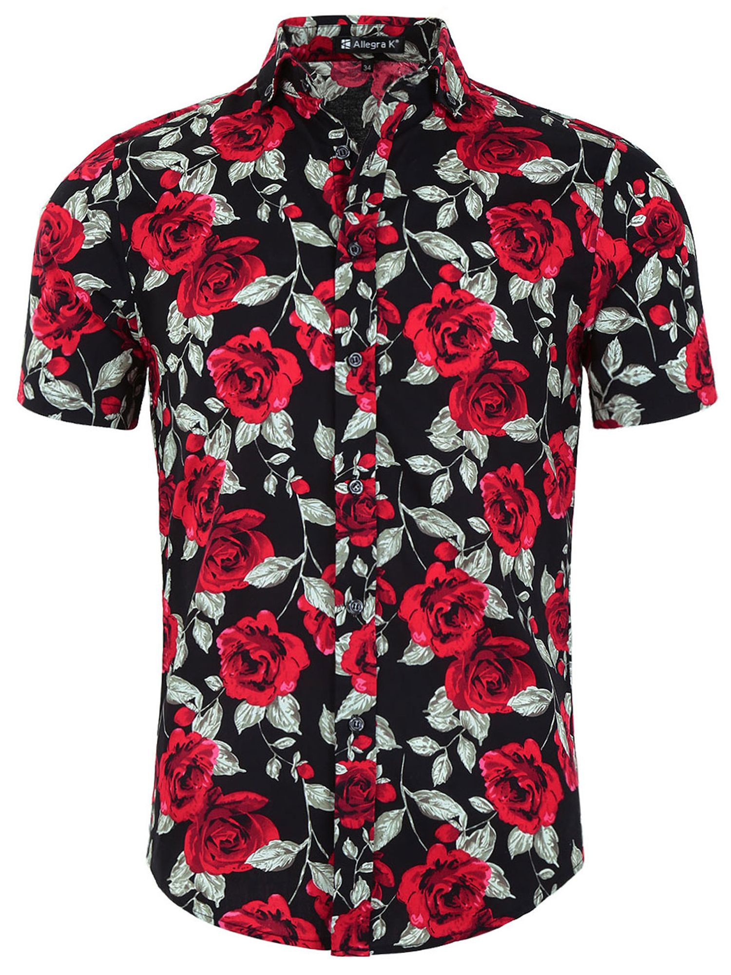 Floral Black Amazing Design Hawaiian Shirt 1 Floral Black Amazing Design Hawaiian Shirt