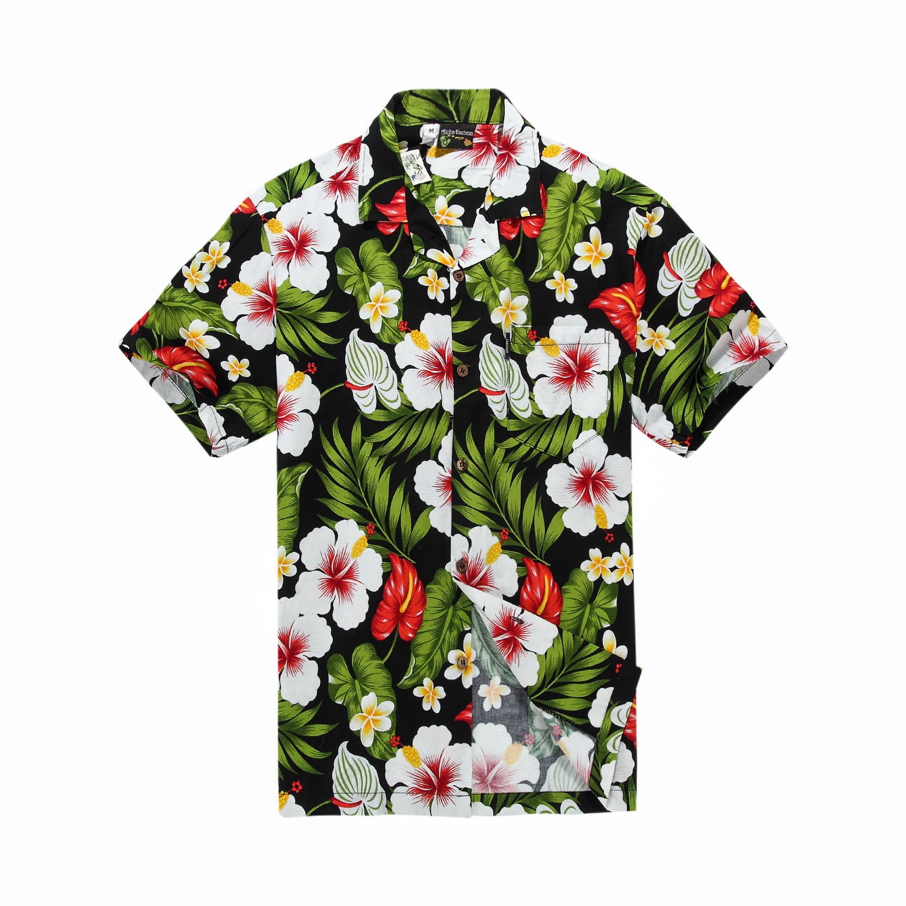 Floral Black Awesome Hawaiian Shirt 1 Floral Black Awesome Hawaiian Shirt