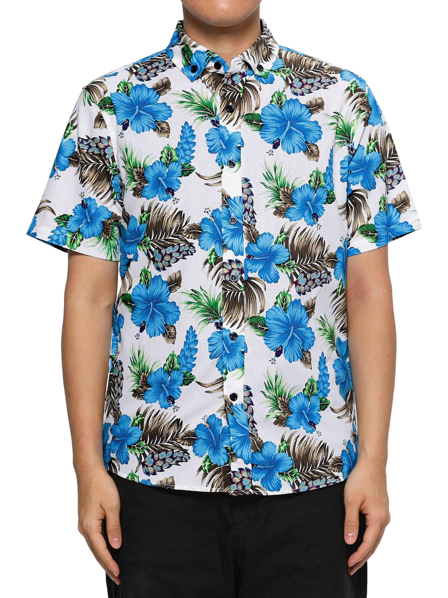 Floral White High Quality Hawaiian Shirt 1 Floral White High Quality Hawaiian Shirt