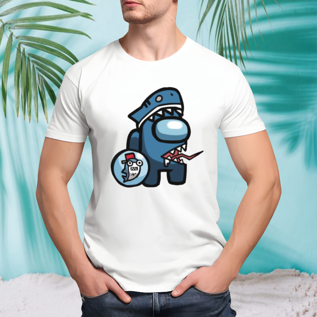 Gawr Gura Peeker Shrimp Hololive Among Us shirt