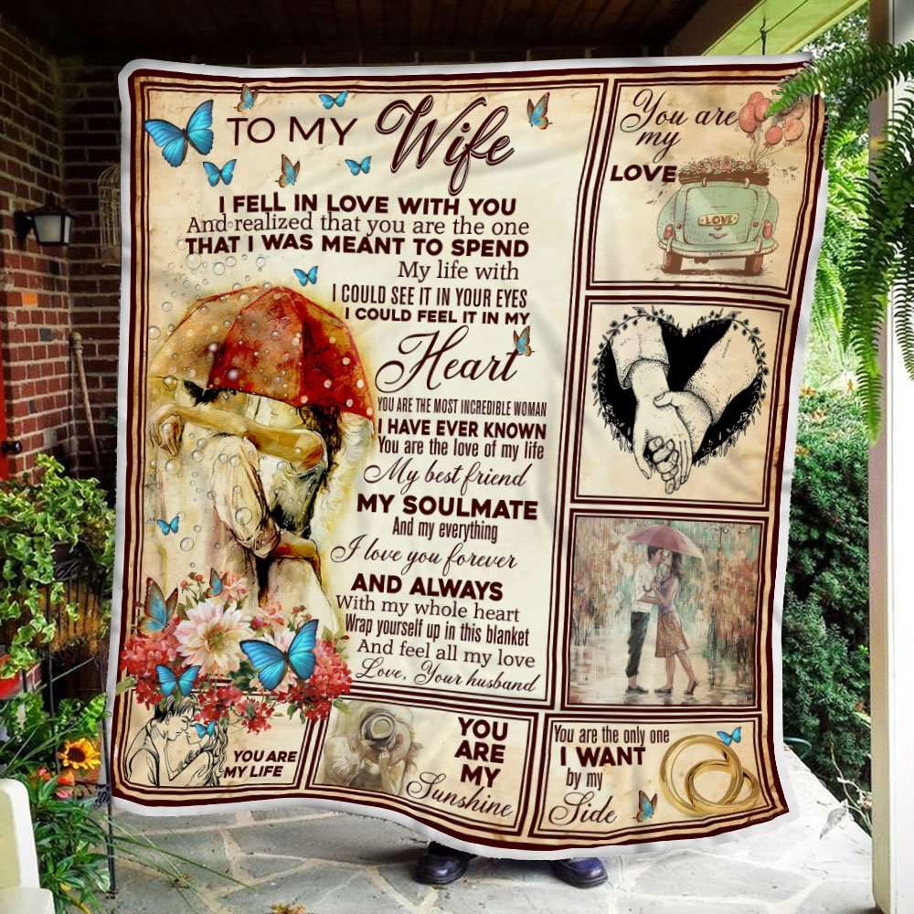 I Could See It In Your Eyes To My Wife Blanket Personalized Gift For Wife