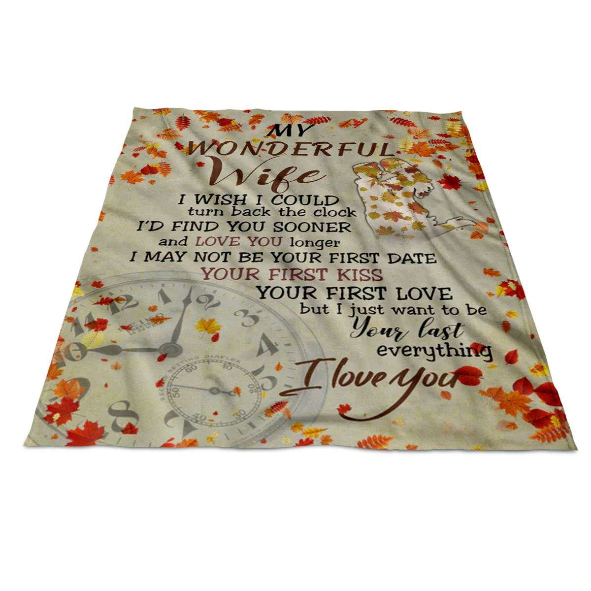 I May Not Be Your First Kiss To My Wife Blanket Personalized Gift For Wife