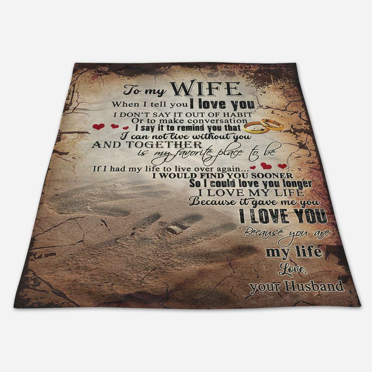 I Say It To Remind You To My Wife Blanket, Personalized Gift For Wife
