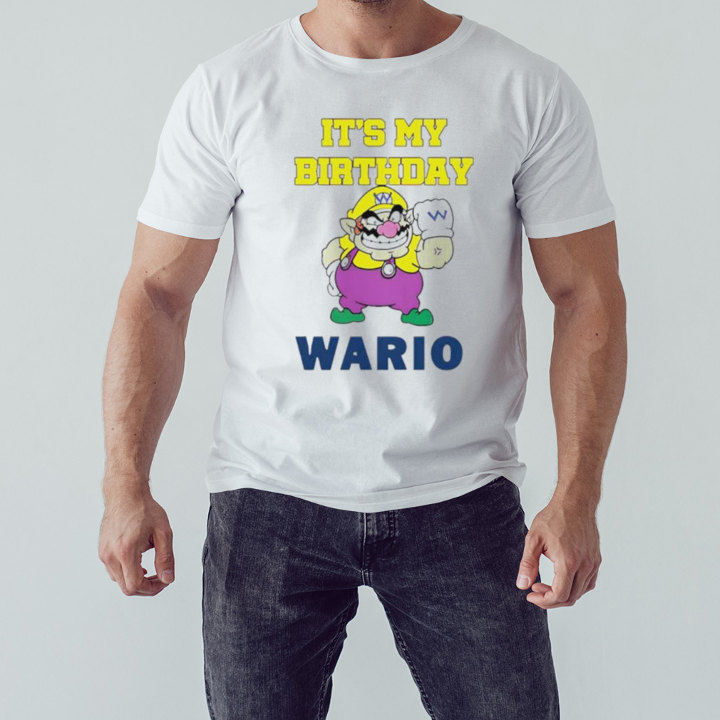 It’s my birthday wario shirt 1 Unisex shirt