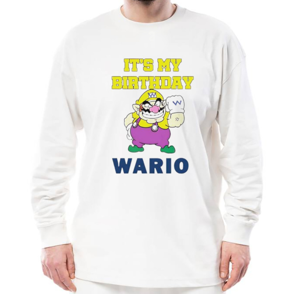 It’s my birthday wario shirt 3 Longsleeve shirt