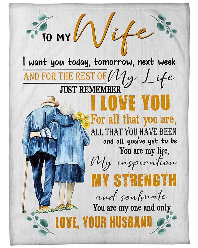 Just Remember Love You To My Wife Blanket Personalized Gift For Wife