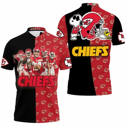 Kansas City Chiefs Afc West Division Champions Super Bowl Snoopy Fan 3D All Over Print Polo Shirt