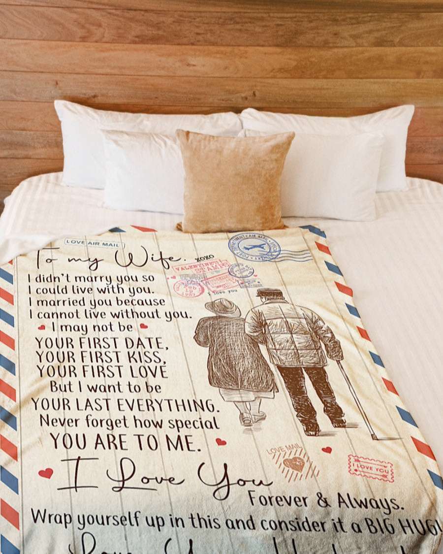Love Mail You Are To Me To My Wife Blanket Personalized Gift For Wife