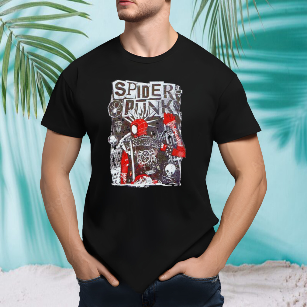 Marvel Spider-Man across the Spider-Verse Spider-Punk shirt