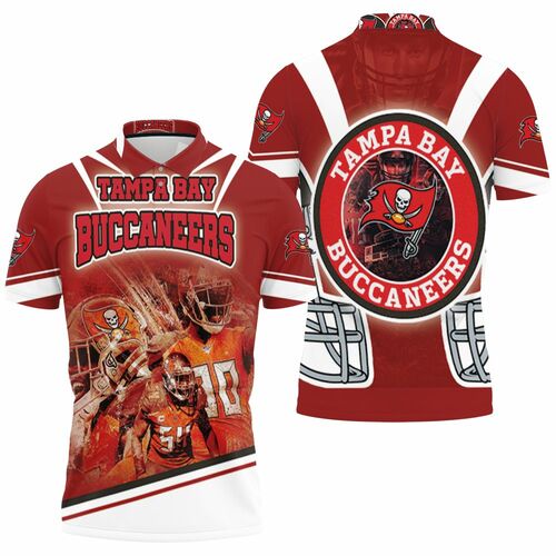 Nfc South Division Champions Tampa Bay Buccaneers Super Bowl 3D All Over Print Polo Shirt