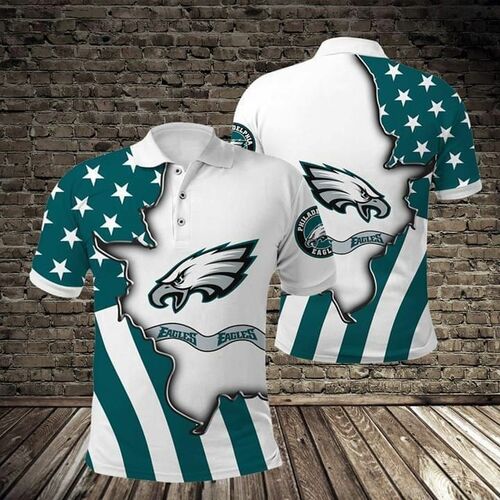 Nfl Philadelphia Eagles For Football Fan 3D All Over Print Polo Shirt