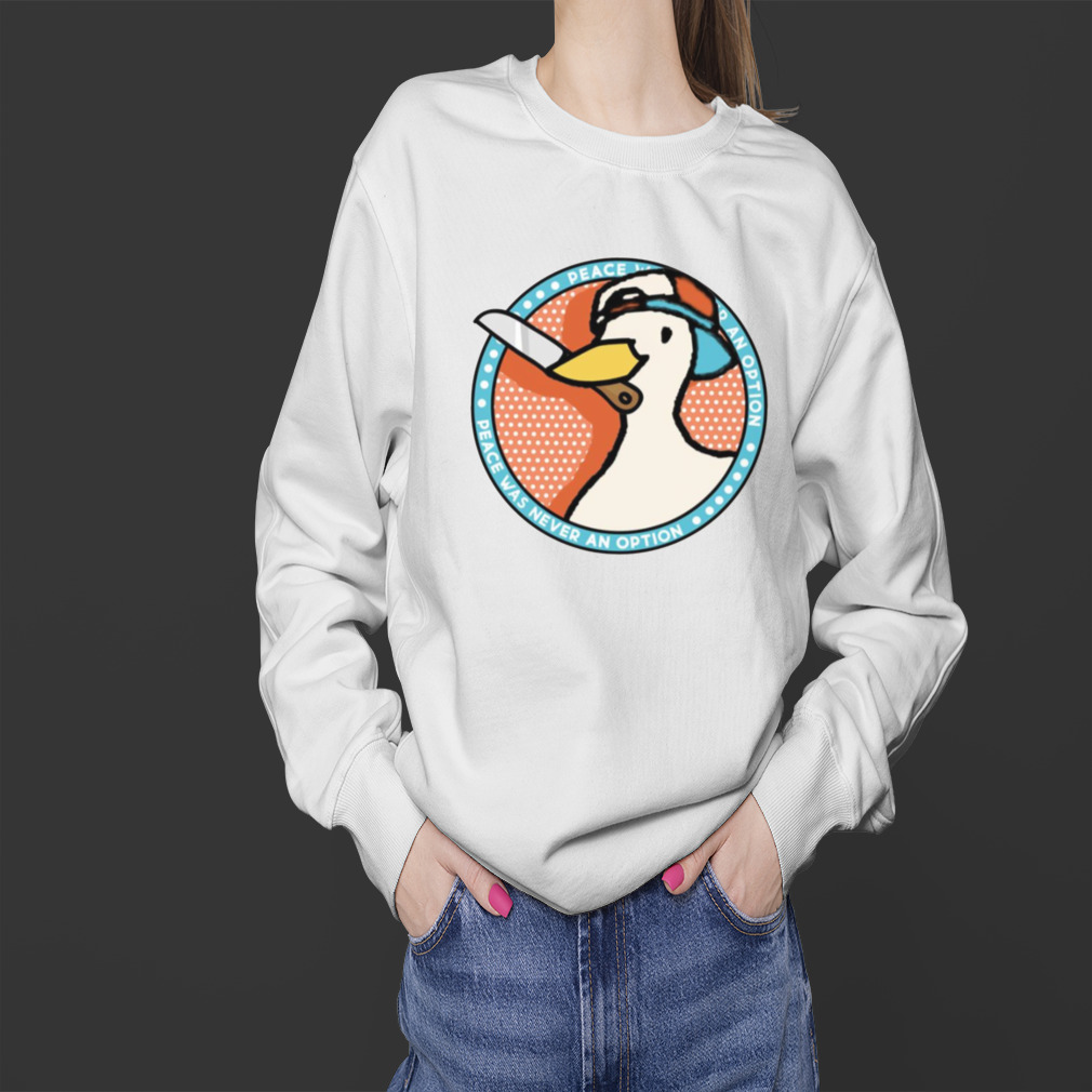 Peace Was Never An Option Subaru’s Duck Hololive shirt 4 Sweater