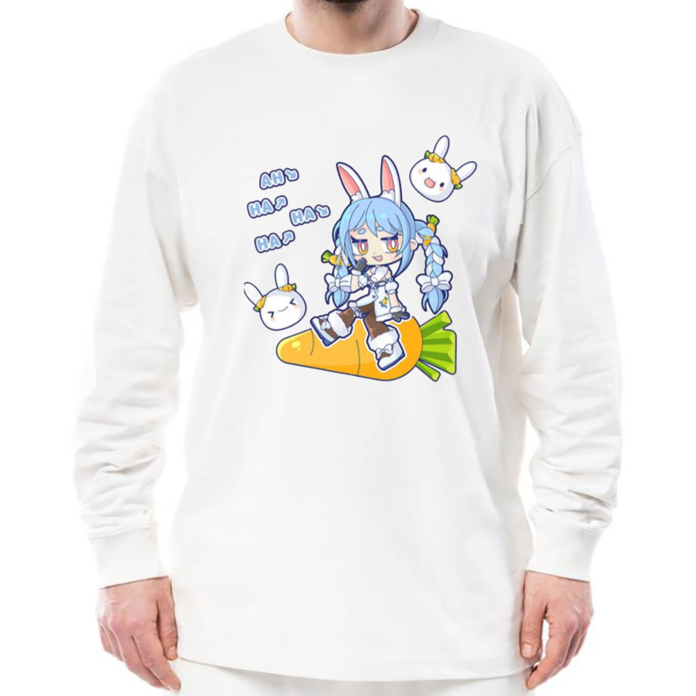 Pekora Hololive And The Big Carrot shirt 3 Longsleeve shirt