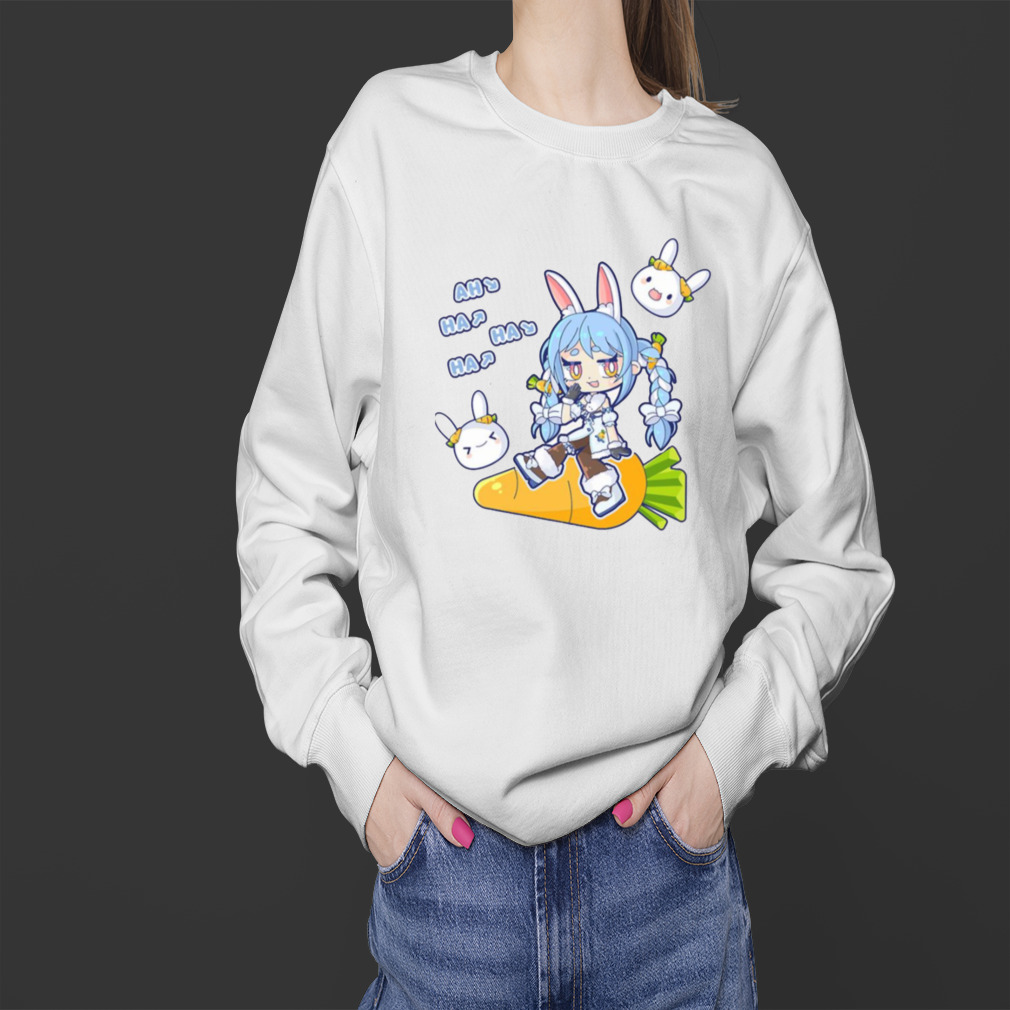 Pekora Hololive And The Big Carrot shirt 4 Sweater