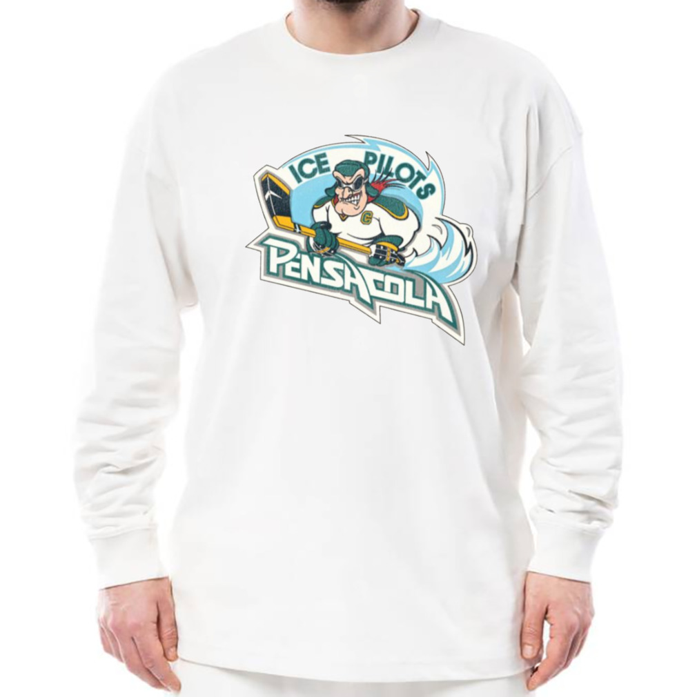 Pensacola Ice Pilots Retro Defunct Ice Hockey shirt 3 Longsleeve shirt