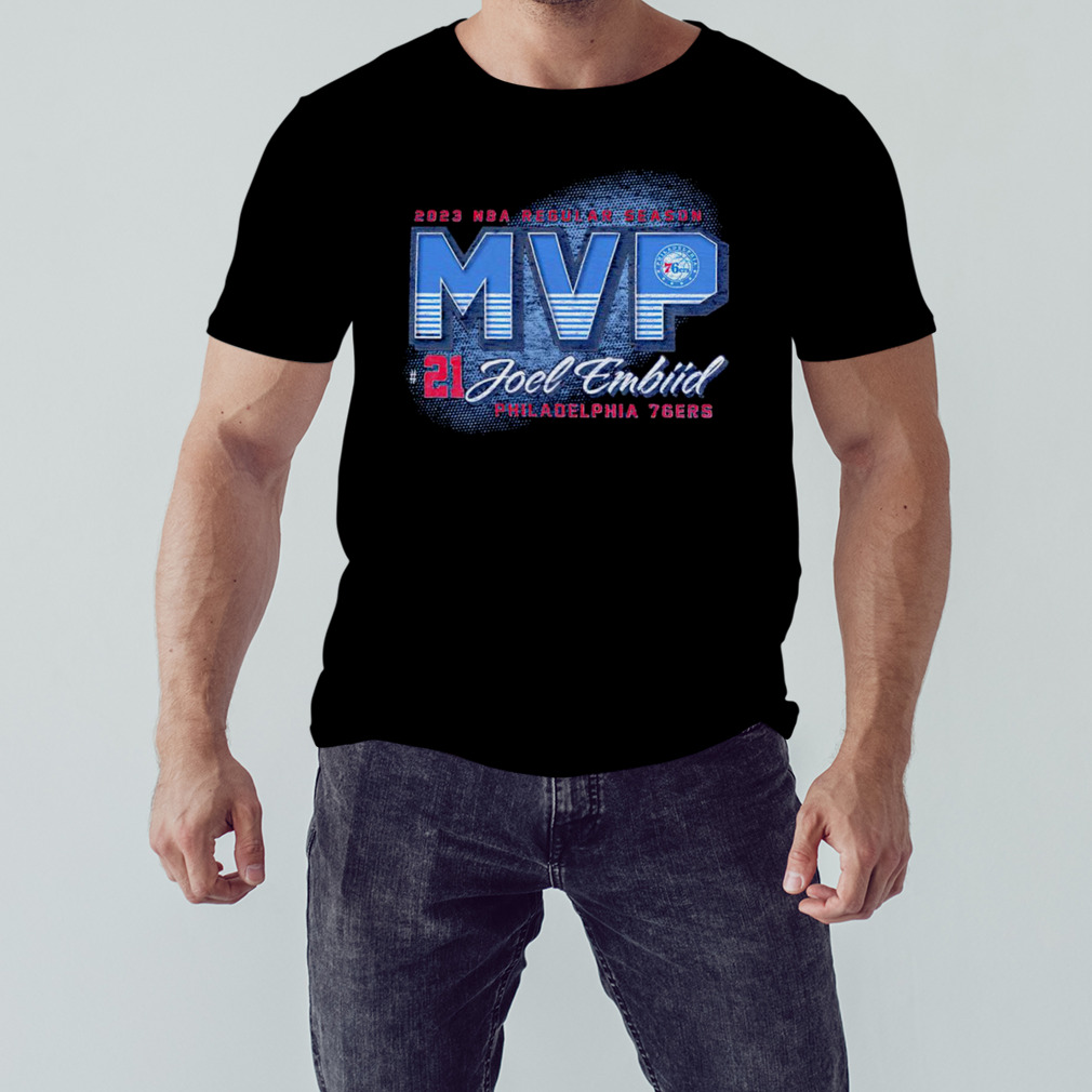 Philadelphia 76ers Joel Embiid MVP 2023 NBA regular season shirt 1 Unisex tshirt