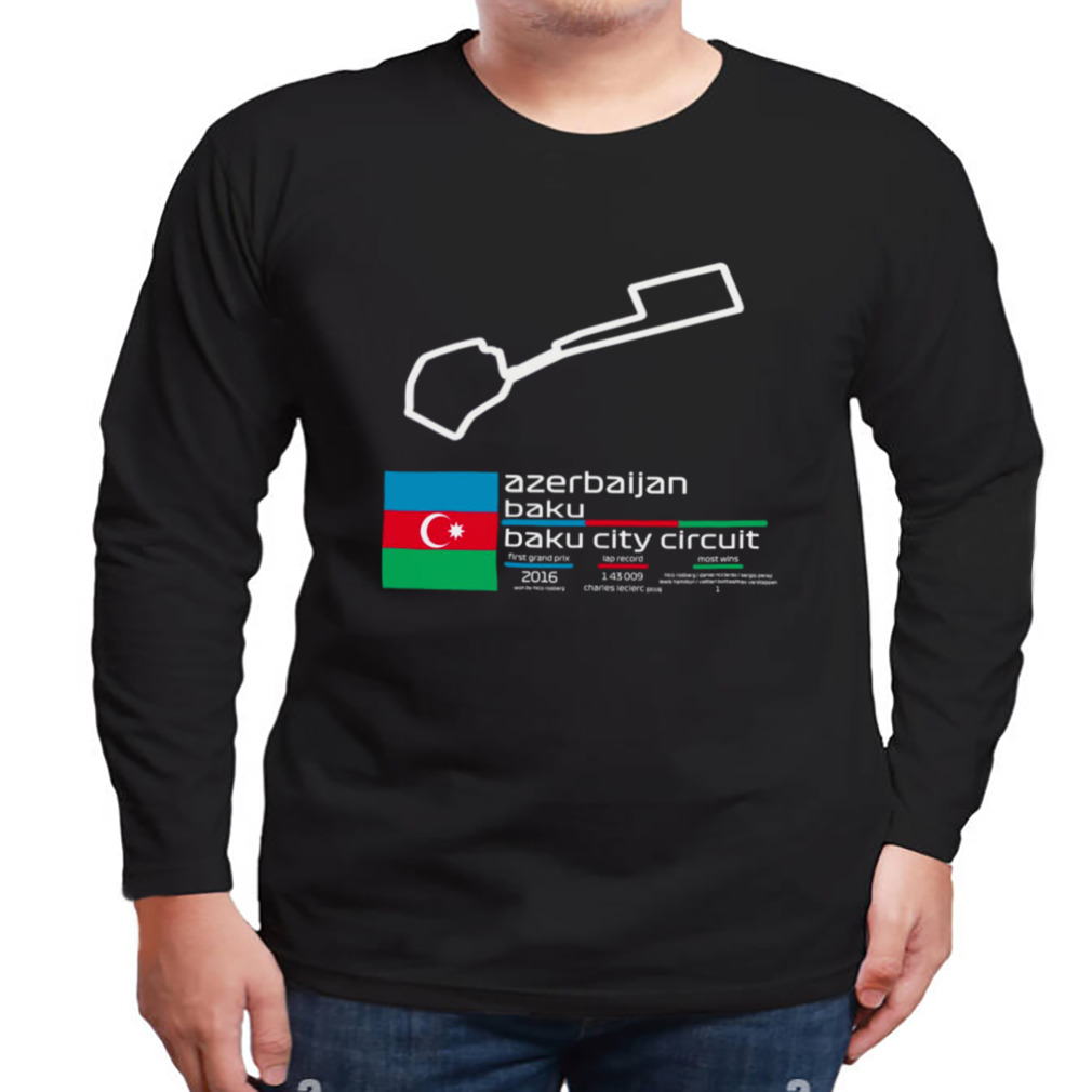 Racing Baku City Circuit F1 Records shirt 3 Longsleeve tshirt