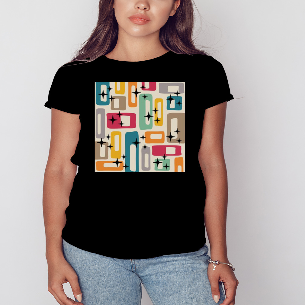 Retro Mid Century Modern Abstract Pattern 154 shirt 2 Women's tshirt