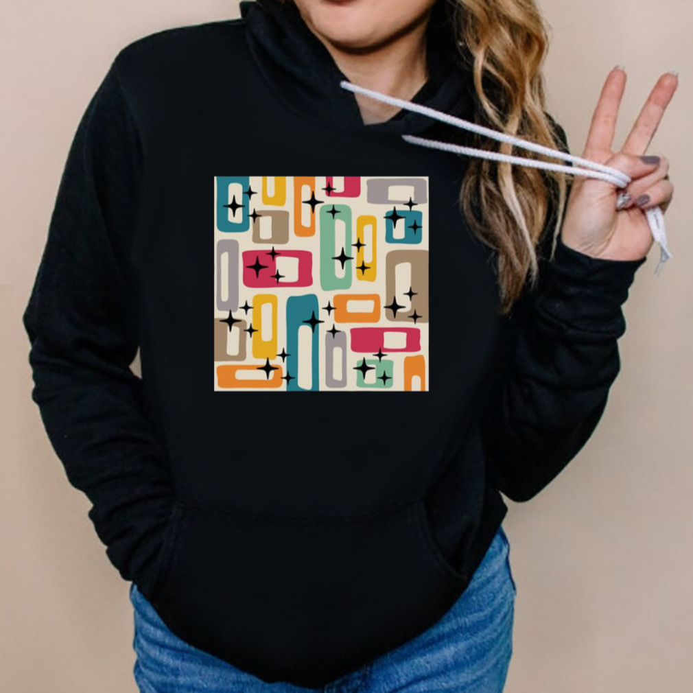 Retro Mid Century Modern Abstract Pattern 154 shirt 5 Hoodies