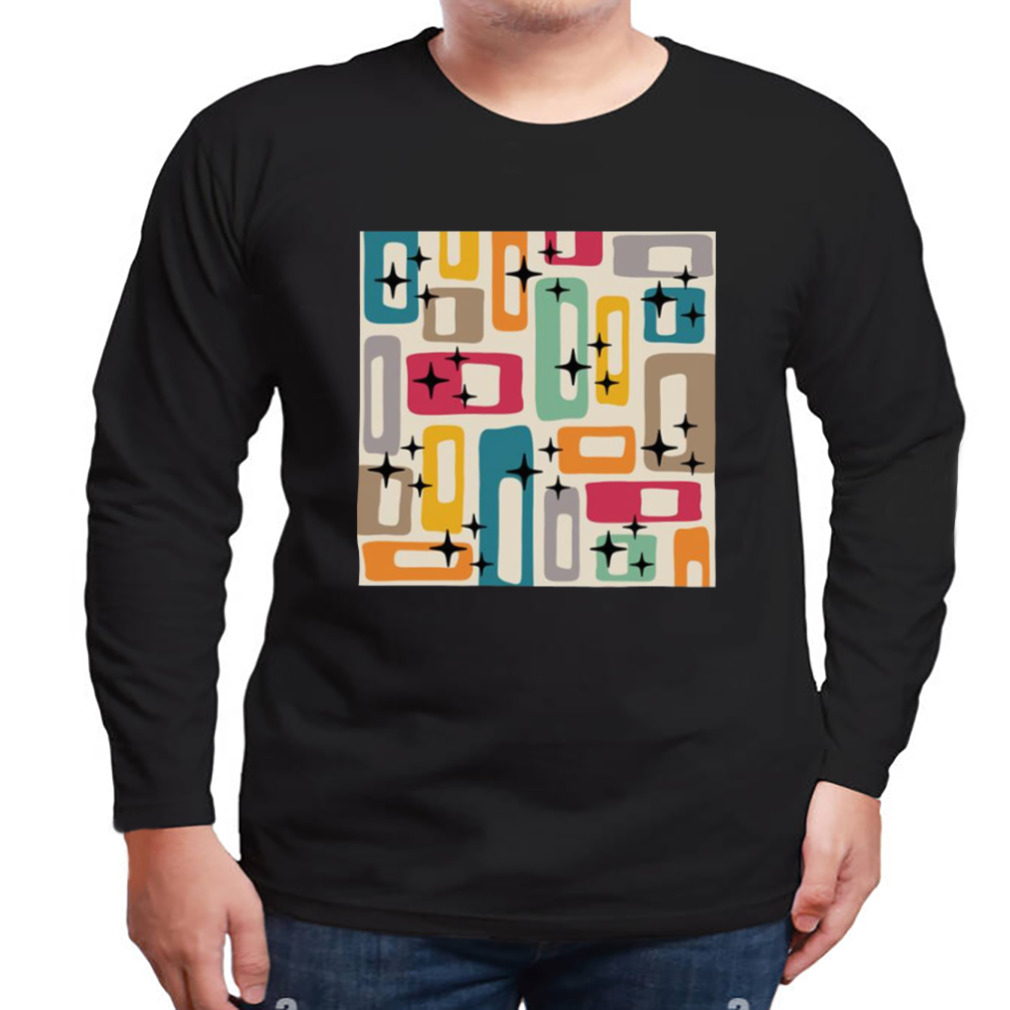 Retro Mid Century Modern Abstract Pattern 154 shirt 3 Longsleeve tshirt