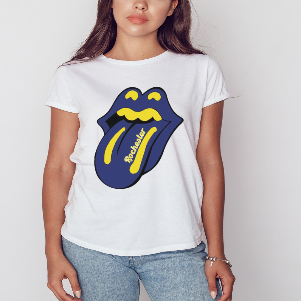 Rochester Lips Yellowjackets Rolling Stones Parody shirt 2 Women's shirt