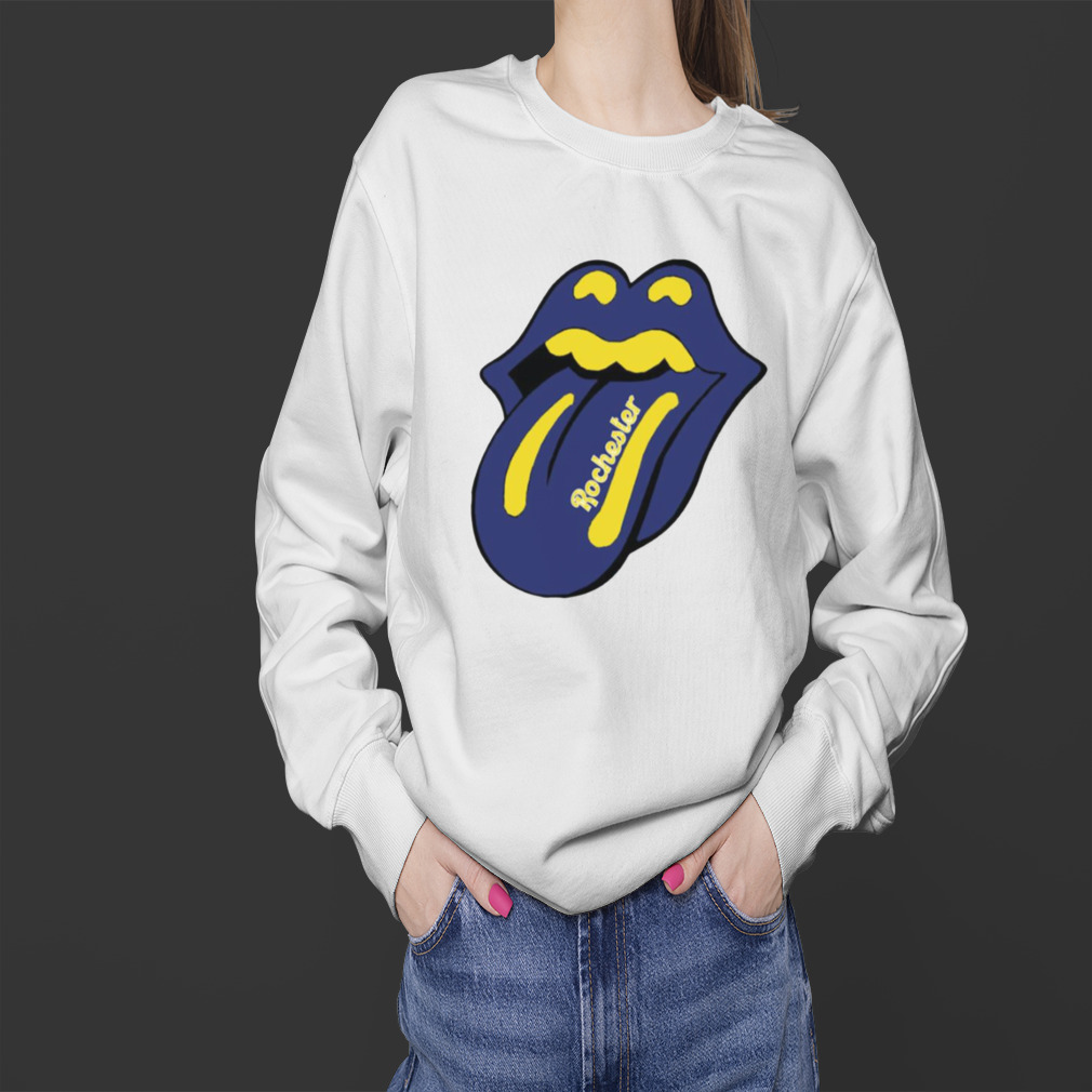 Rochester Lips Yellowjackets Rolling Stones Parody shirt 4 Sweater