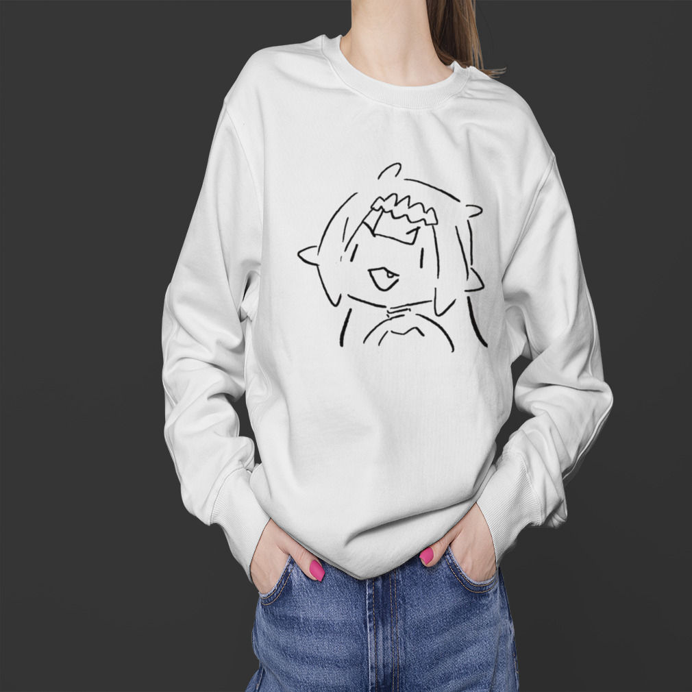 Sily Line Art Ninomae Ina’nis shirt 4 Sweater