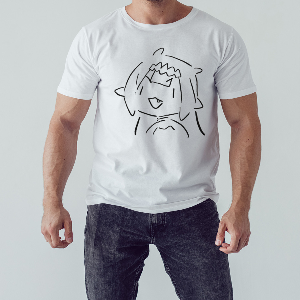 Sily Line Art Ninomae Ina’nis shirt 1 Unisex shirt