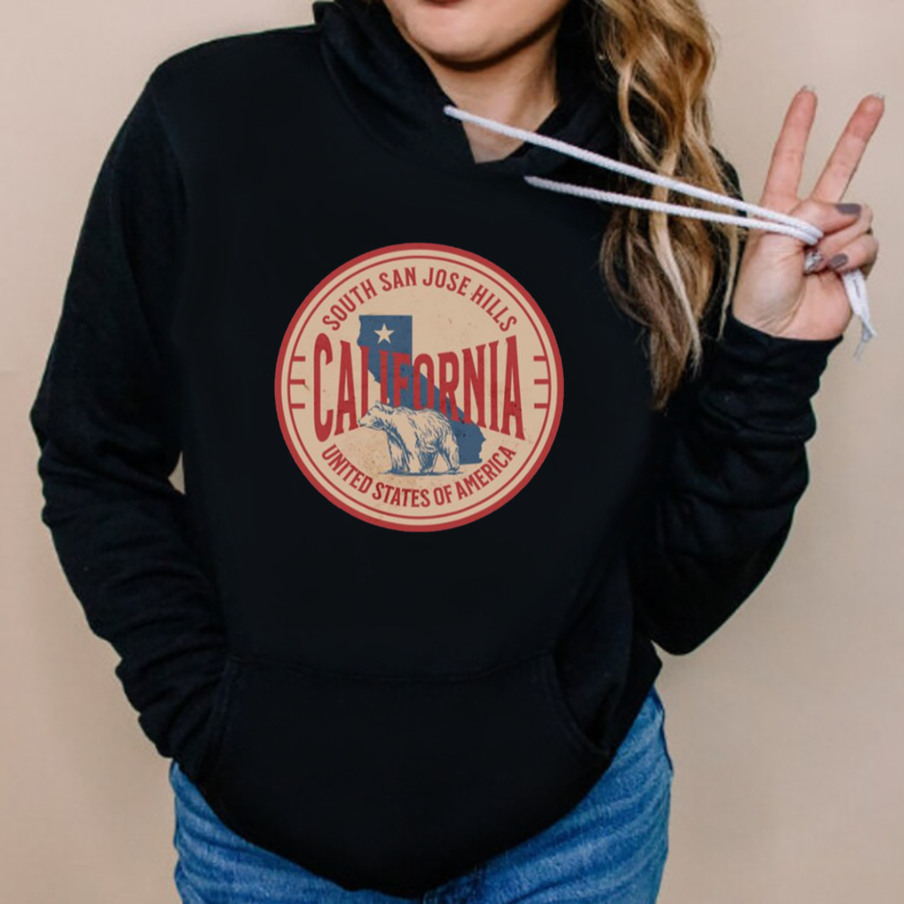 South San Jose Hills California Vacation Ca Souvenir Badge shirt 5 Hoodies