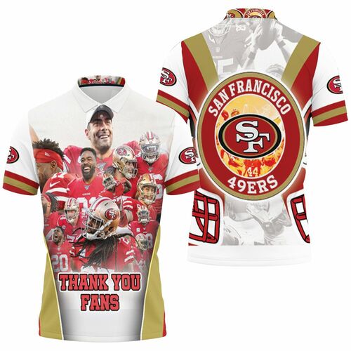 Super Bowl San Francisco 49ers Nfc West Division For Fans 3D All Over Print Polo Shirt