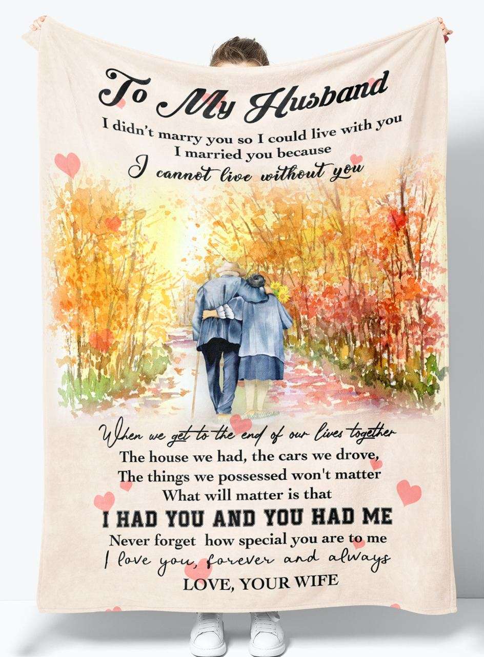 The Things We Possessed To My Wife Blanket Personalized Gift For Wife