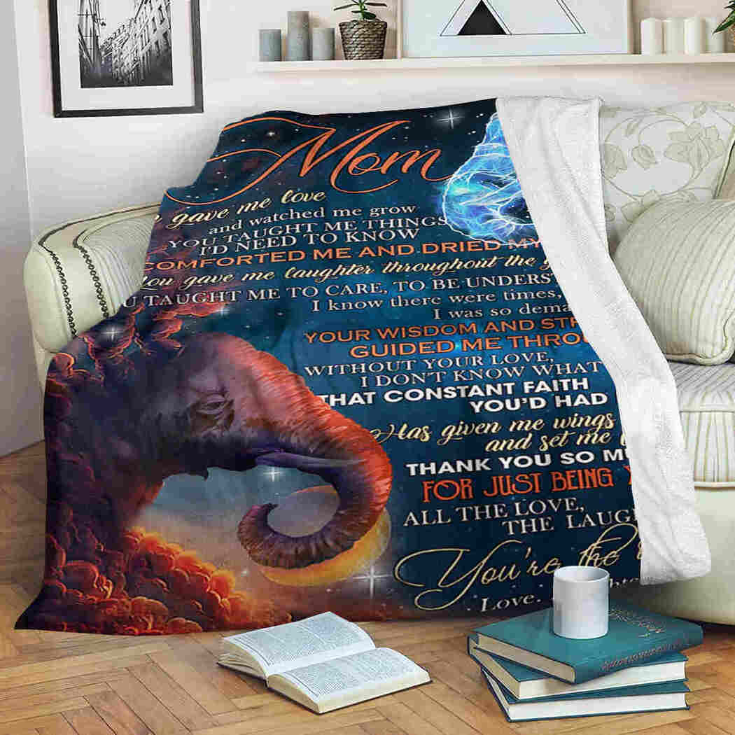 To My Mom - Elephants - You Are The Best Blanket