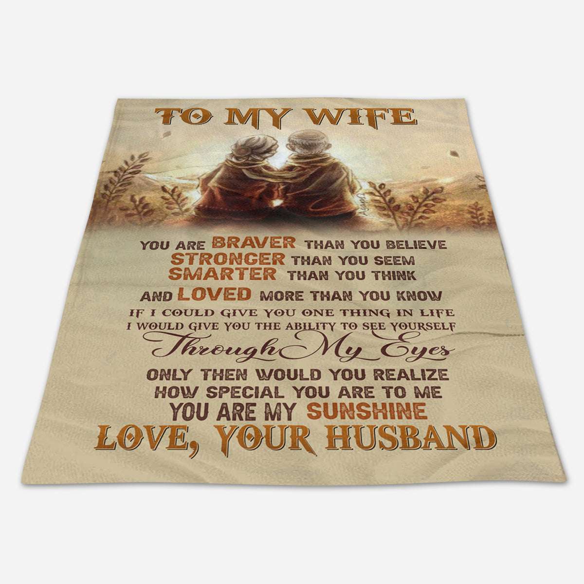 You Are Smarter Than You Think To My Wife Blanket, Personalized Gift For Wife