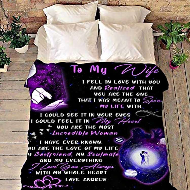 You Are The Most Incredible Woman To My Wife Blanket Personalized Gift For Wife